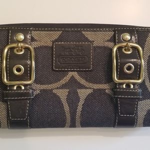 Coach zip wallet